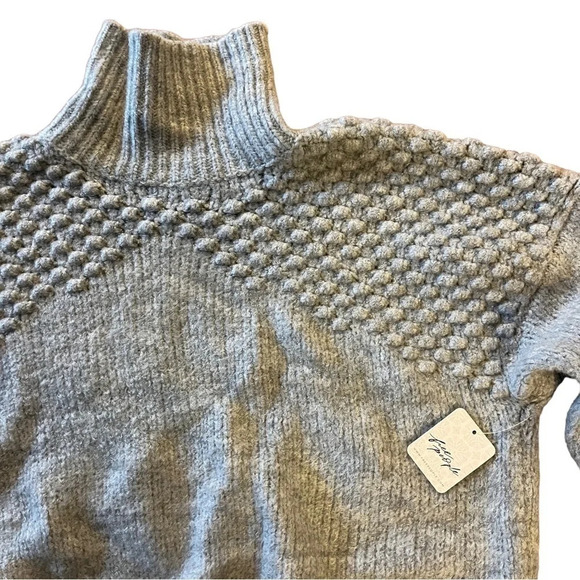 NWT Free People Bradley Pullover Sweater Grey Size XS - Picture 13 of 15